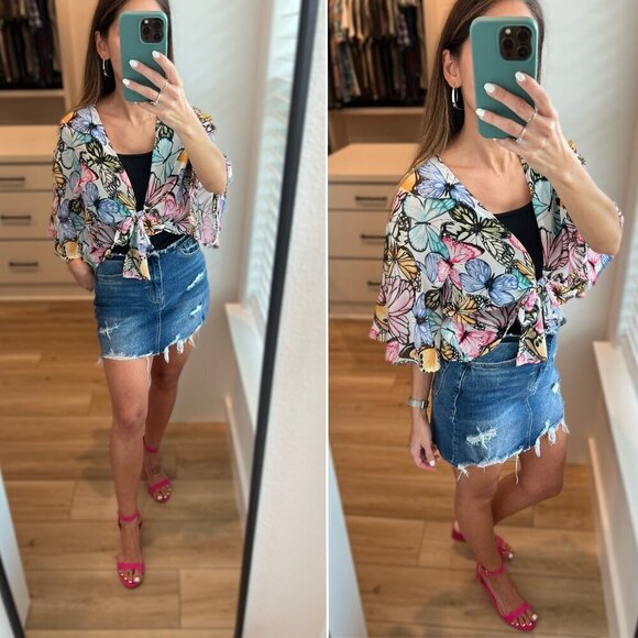 Butterfly Kimono Cardigan - Picture 3 of 12